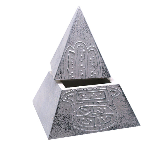 Pirámide Mano de Fátima Plata