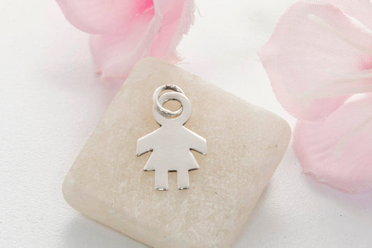 Colgante Niña 12x18mm