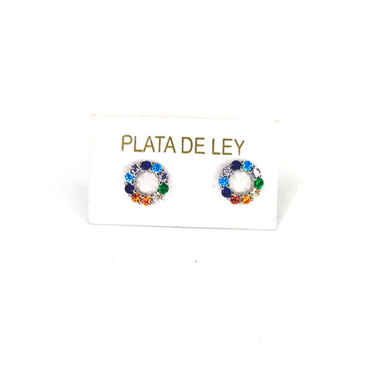 Pendiente Circulo Colores