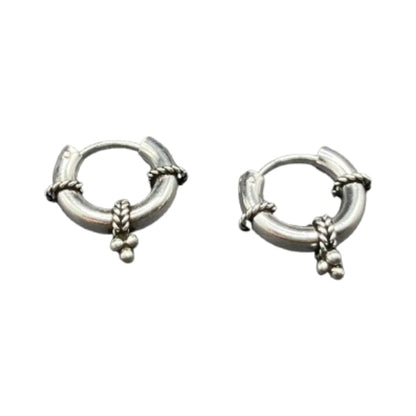 Argolla Hindú Cadenas Uvitas 16MM