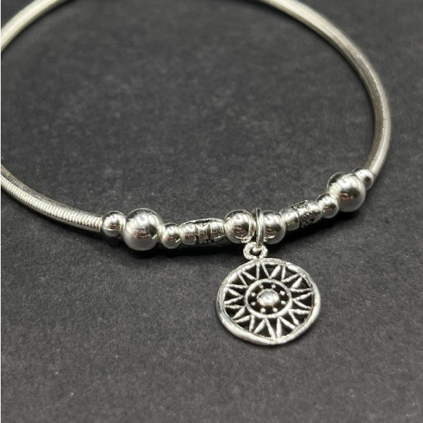 Pulsera Semirrígida Moneda Sol