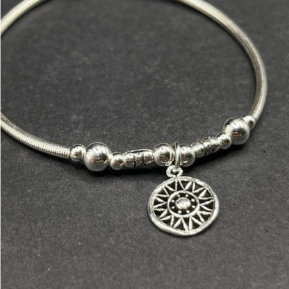 Pulsera Semirrígida Moneda Sol