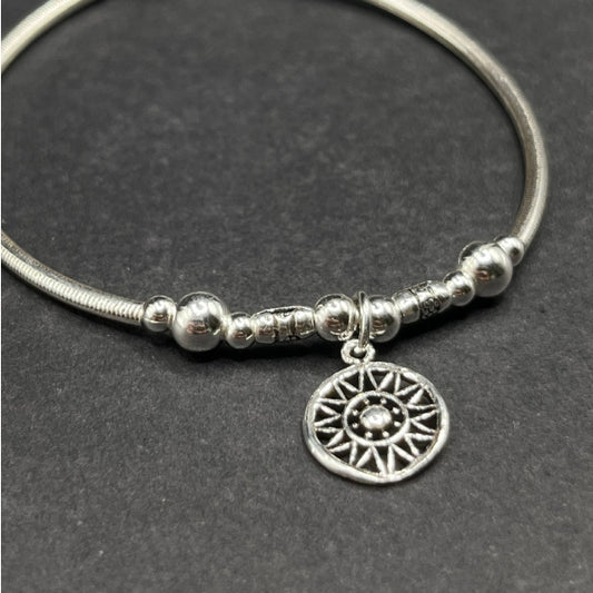 Pulsera Semirrígida Moneda Sol