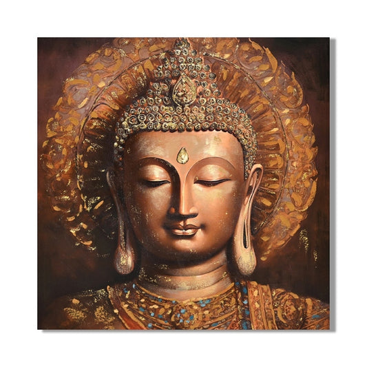 Cuadro Buda Ocres