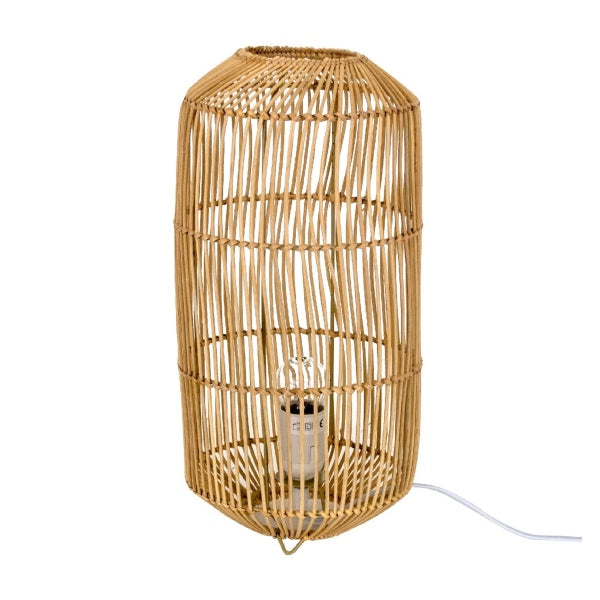 Lámpara Sobremesa Caña Ratan