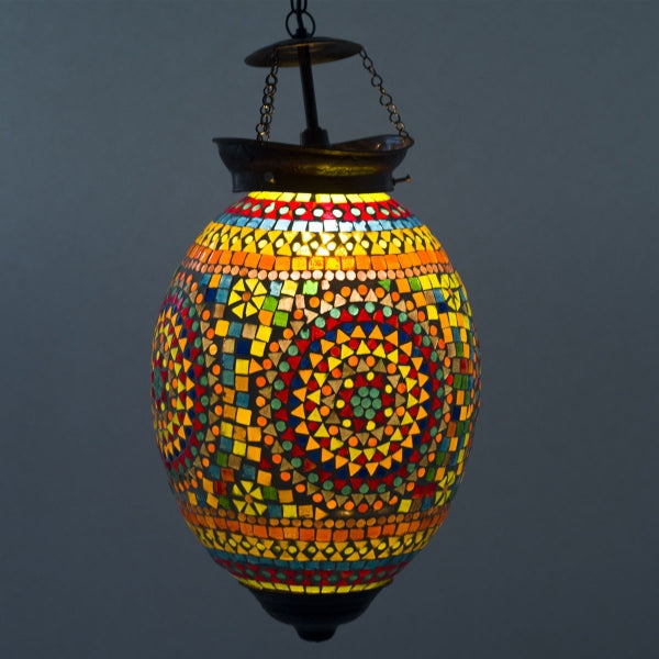 Lámpara Techo Huevo Mosaico