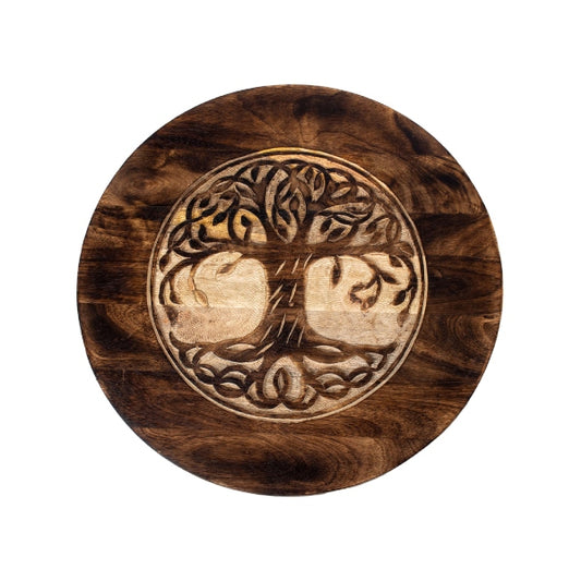 Mesa Tallada Árbol Vida PQ
