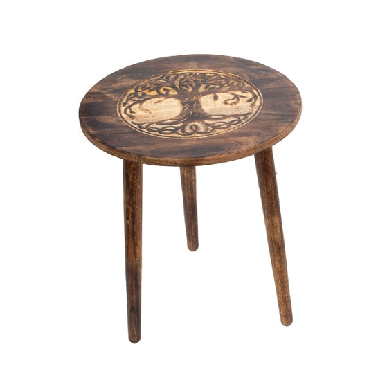 Mesa Tallada Árbol Vida GD