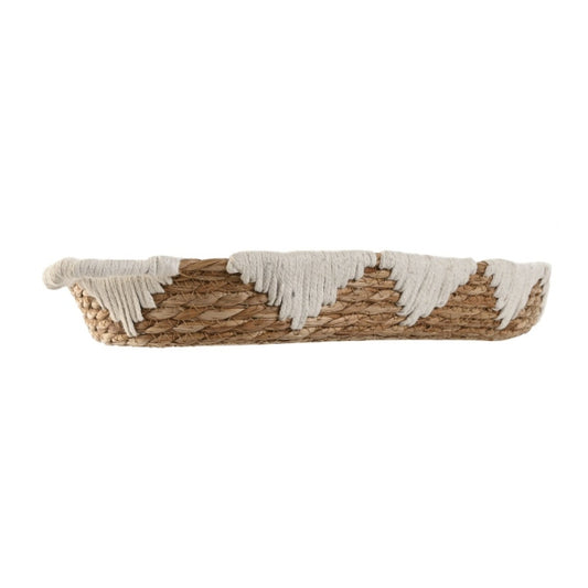 Cesta Oval Asa Triángulos PQ