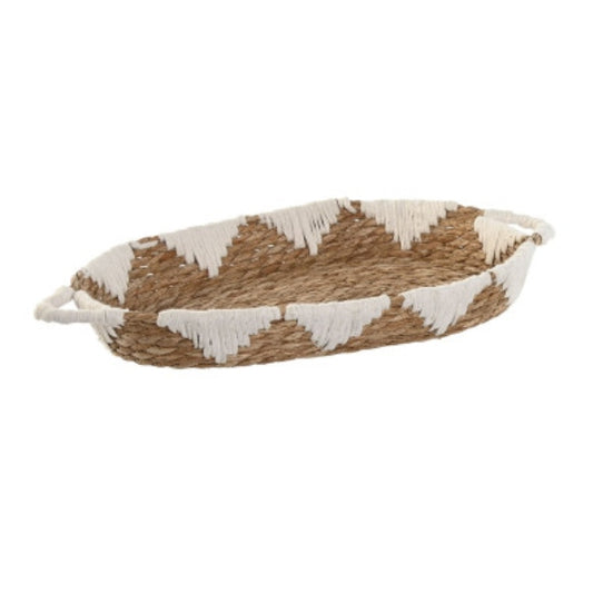 Cesta Oval Asa Triángulos GD