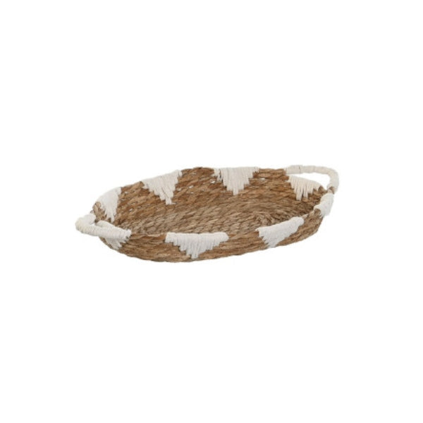 Cesta Oval Asa Triángulos PQ