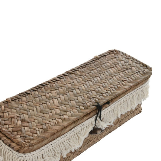 Cesta Fibra Rectangular Tapa