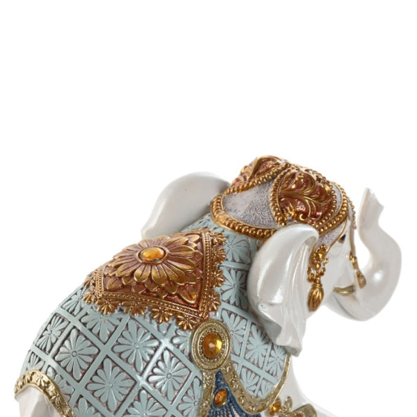 Elefante Resina Blanco