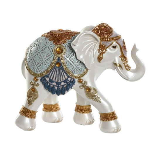 Elefante Resina Blanco