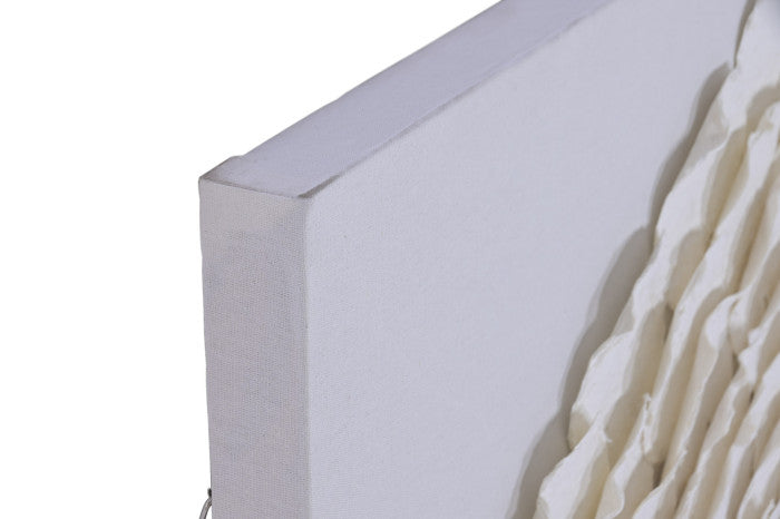 Cuadro Flor 3D Papel Mache