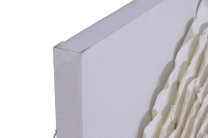 Cuadro Flor 3D Papel Mache