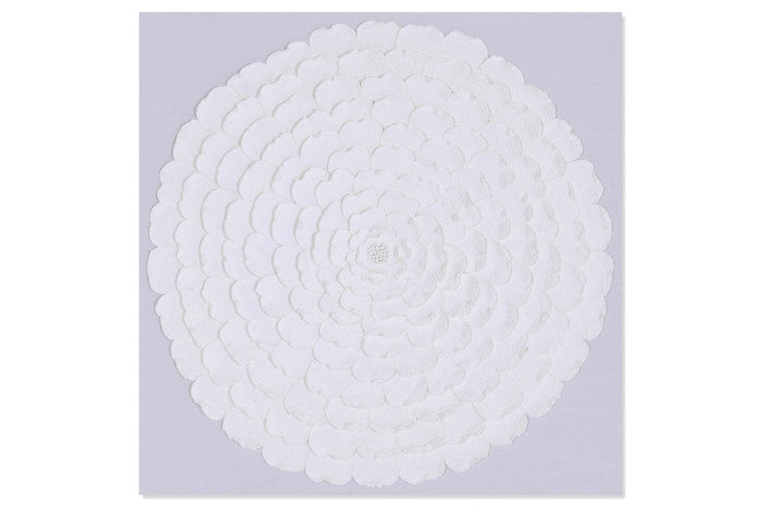 Cuadro Flor 3D Papel Mache