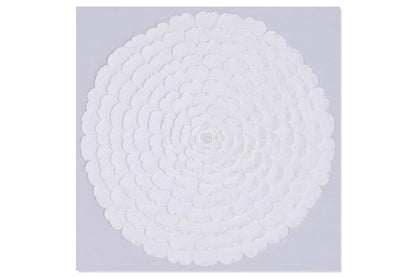 Cuadro Flor 3D Papel Mache