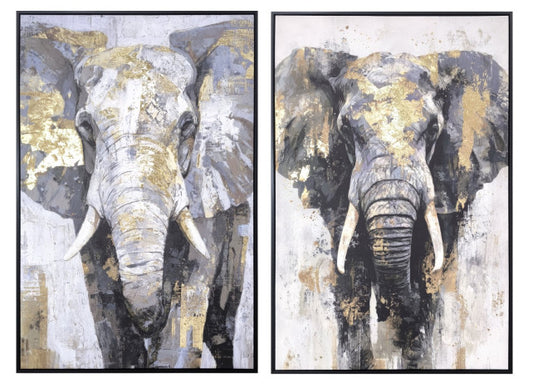 Cuadro Elefante 123X83CM