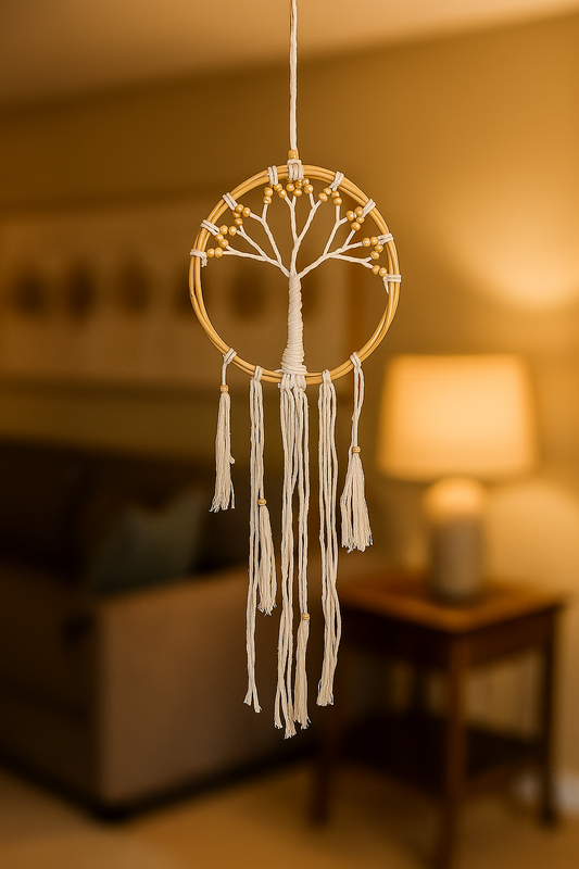 Atrapasueños Árbol Bambú 27CM