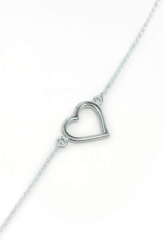Pulsera Silueta Corazón 15MM