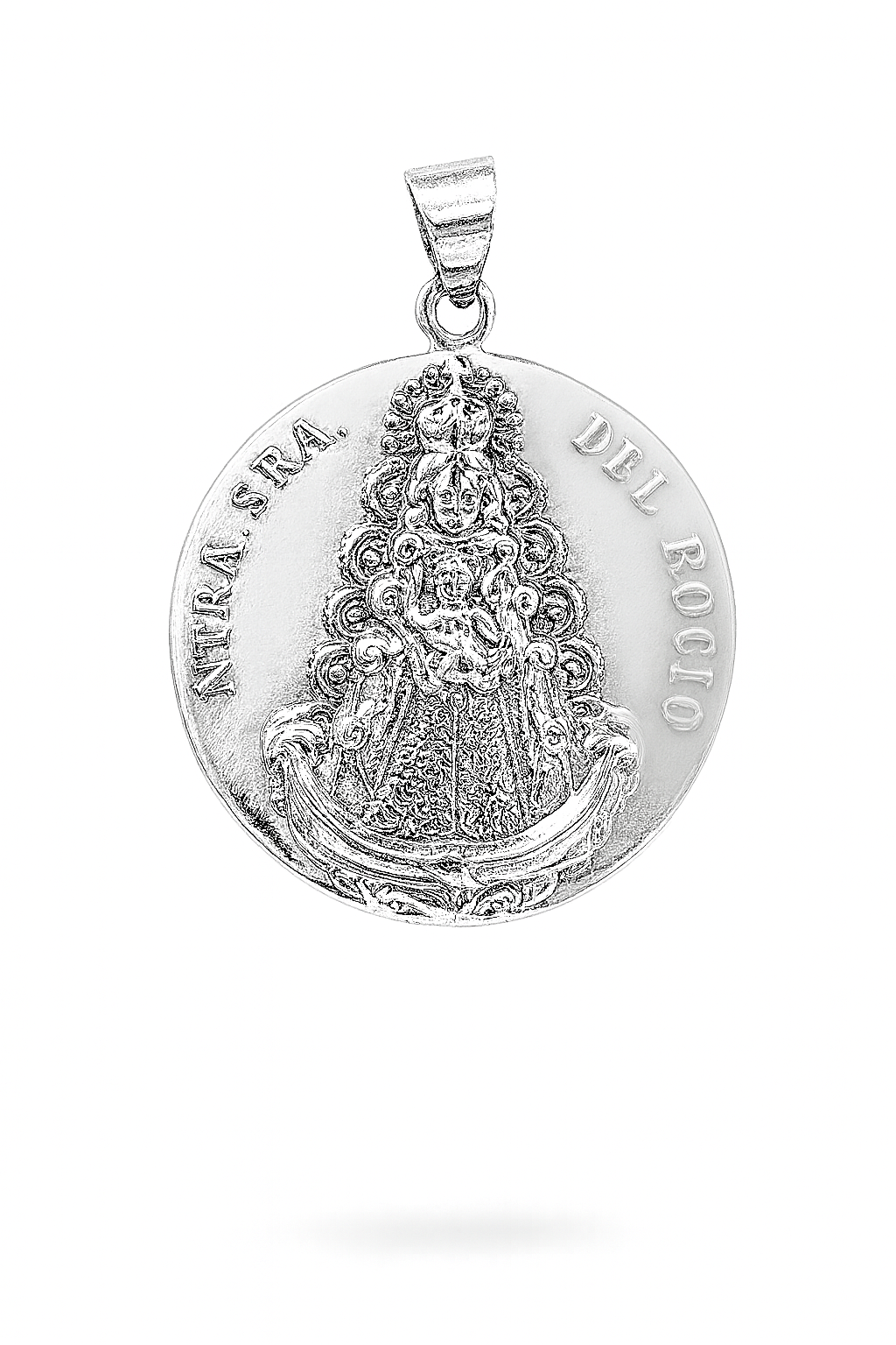 Colgante Virgen Rocio 40mm