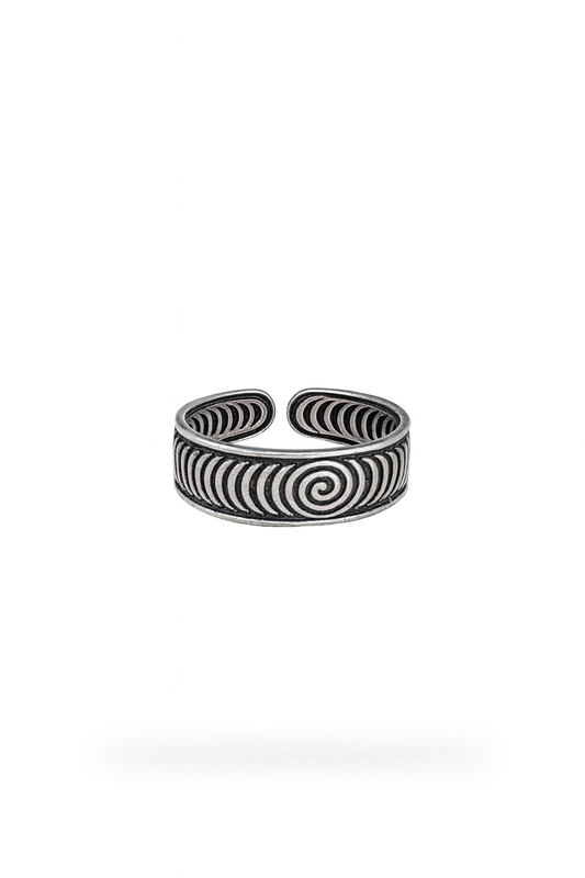 Anillo Pie Espirales