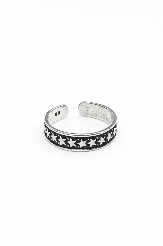 Anillo Pie Dibujos Estrellitas