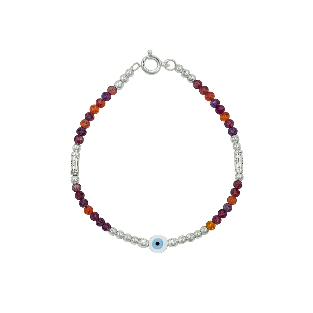 Pulsera Ojo Turco Bolas Rojas