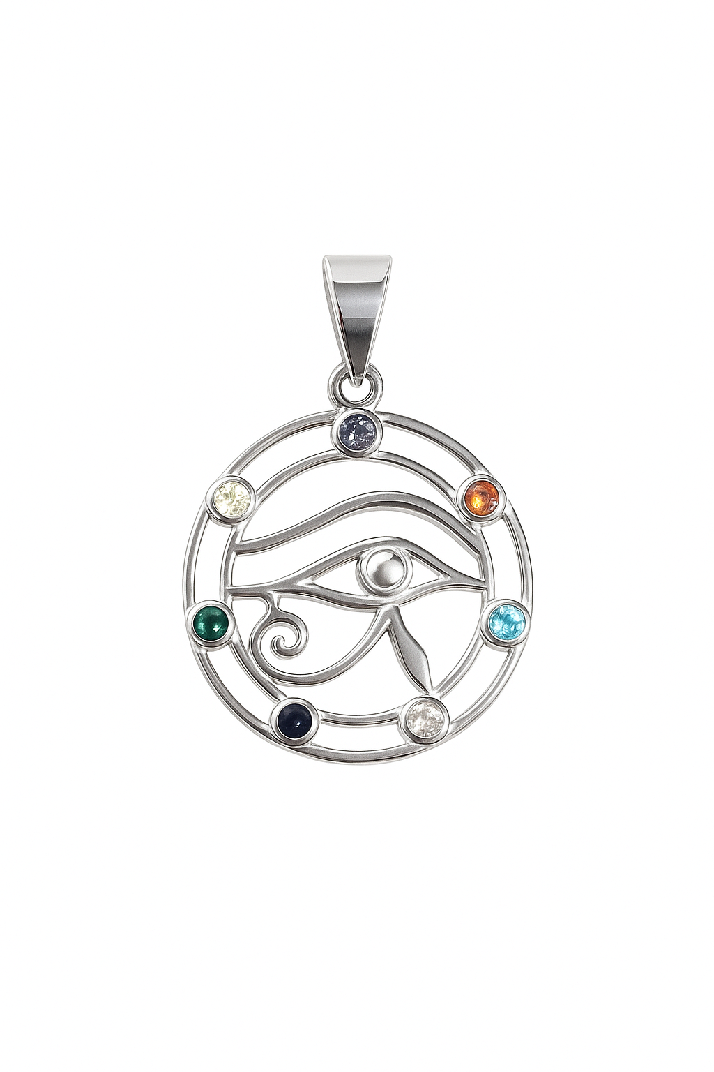 Colgante Ojo Horus Chakras 25MM