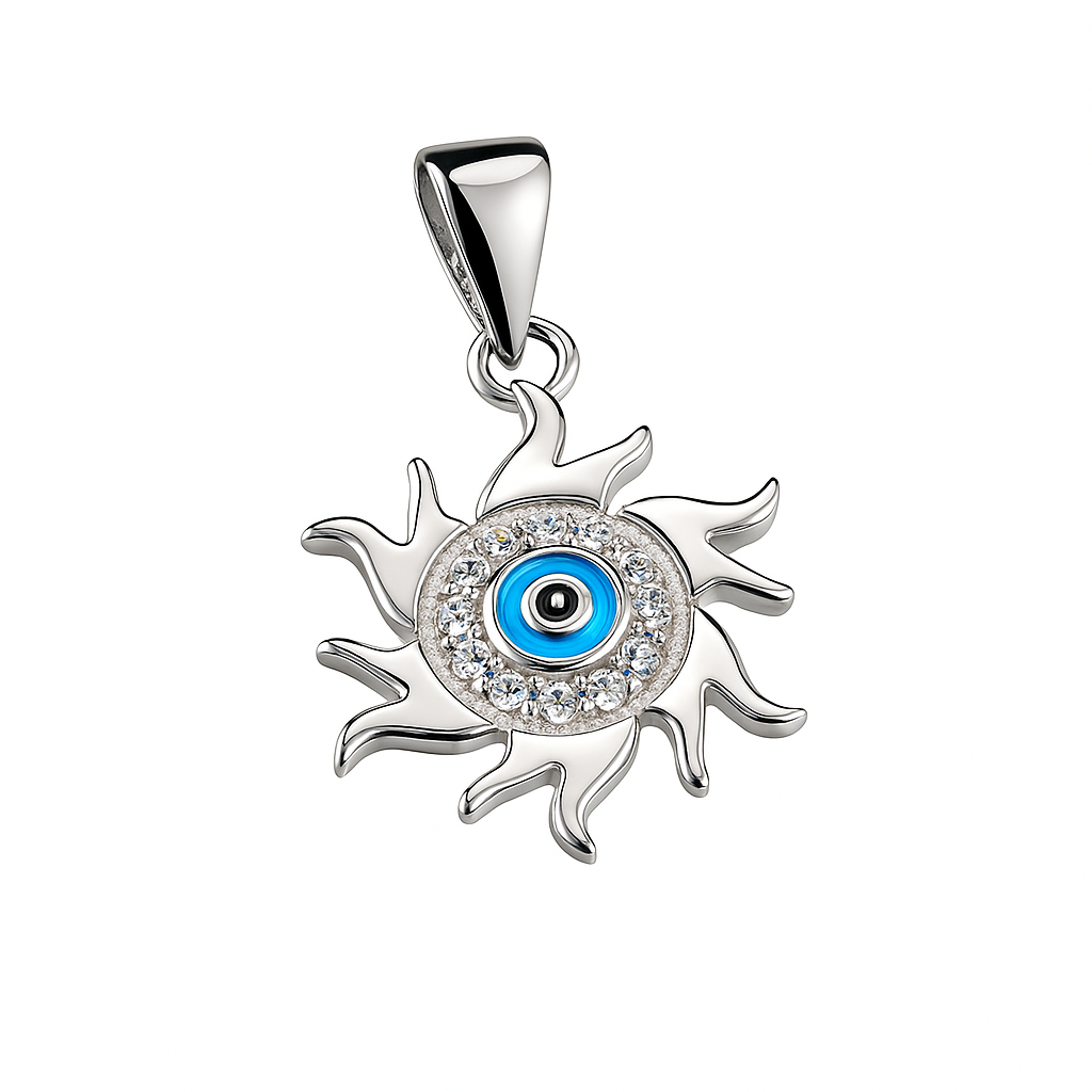 Colgante Sol Ojo Turco 18MM