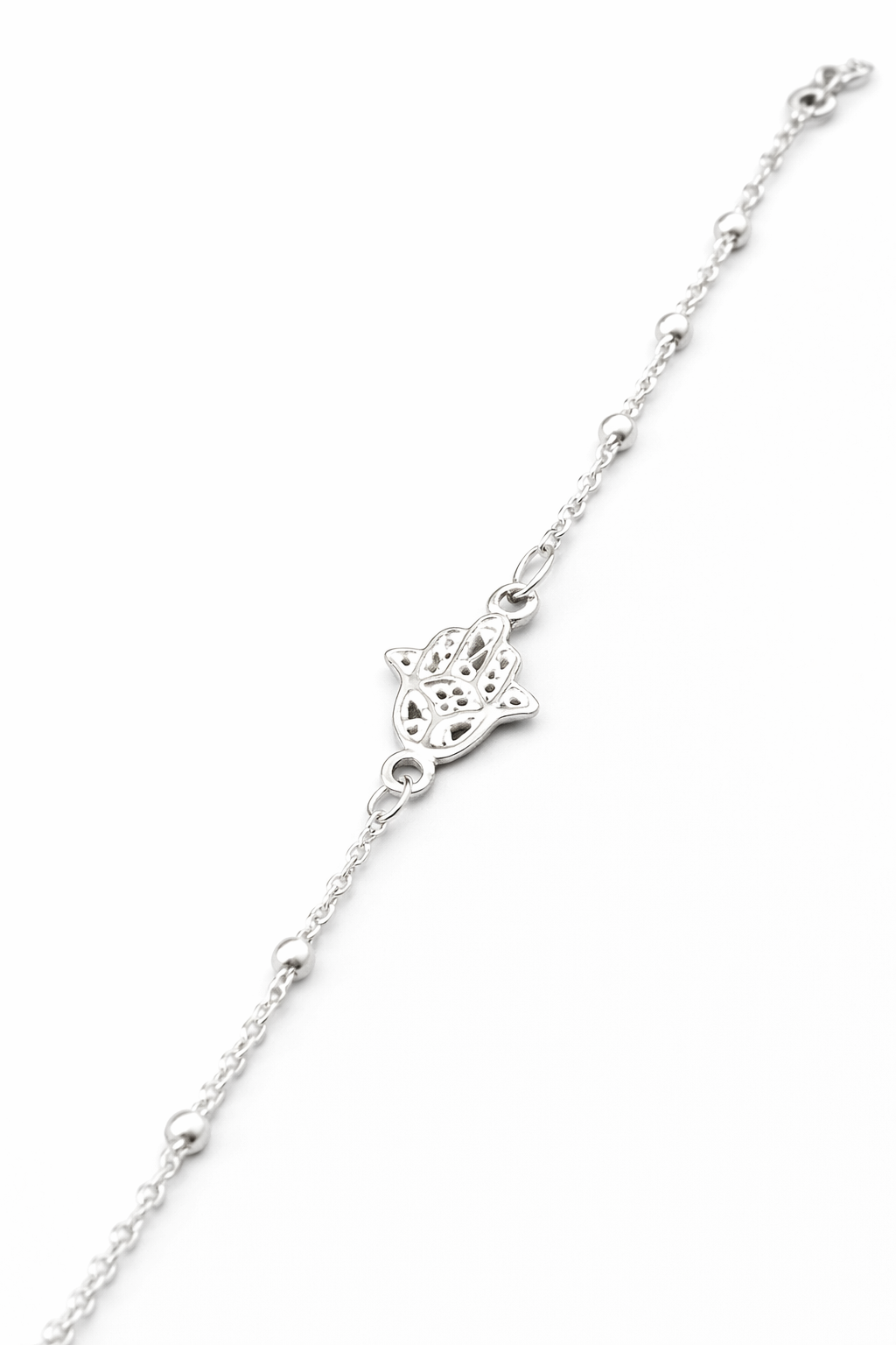 Pulsera Mano de Fátima Bolitas