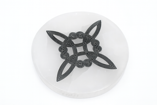 Discos Selenita Nudo Bruja