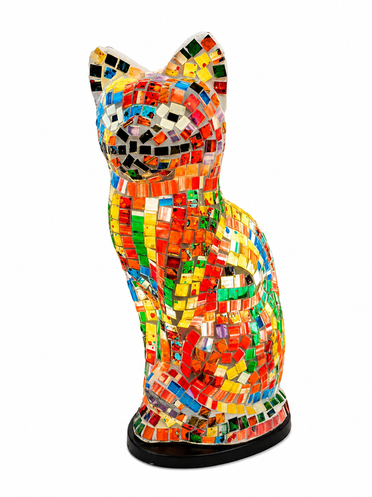 Lámpara Gato Cristales