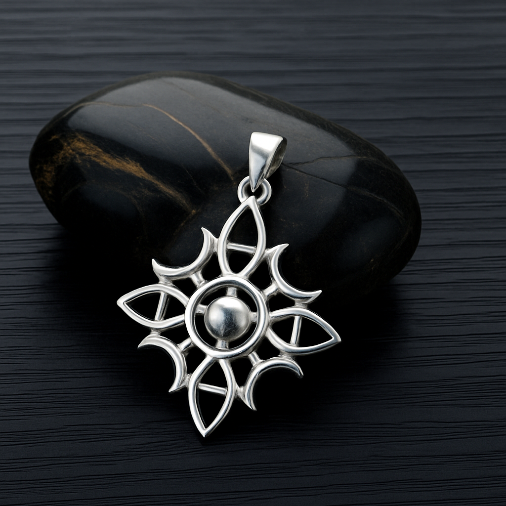 Colgante Nudo Bruja Lunas