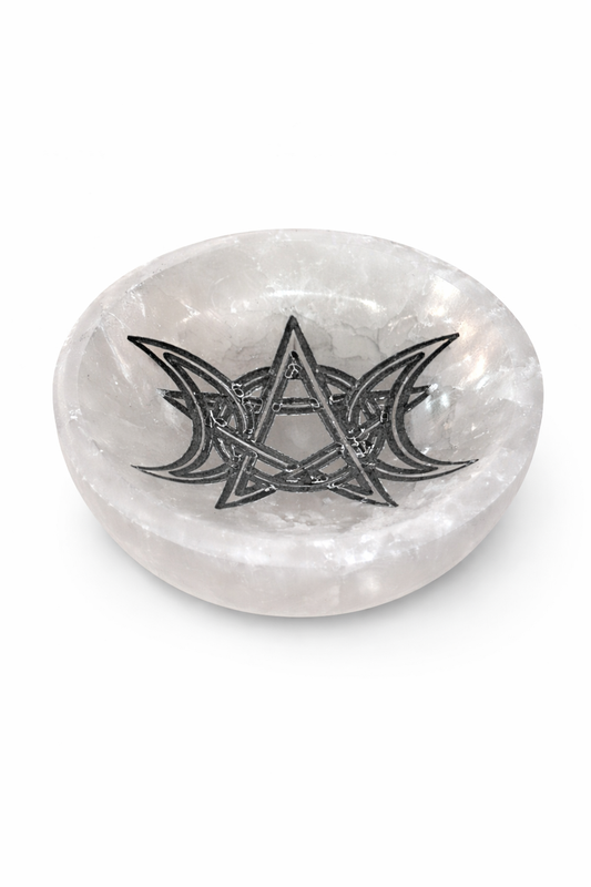 Cuenco Selenita Fases Lunares