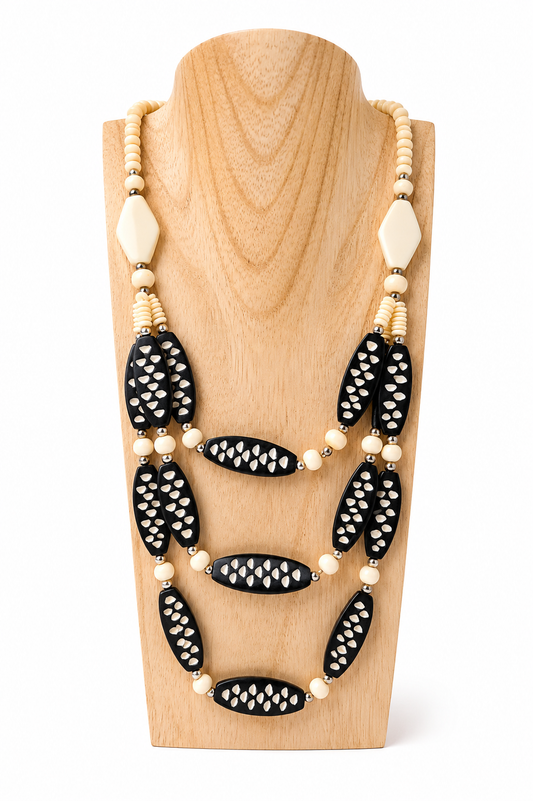 Collar Resina Puntos