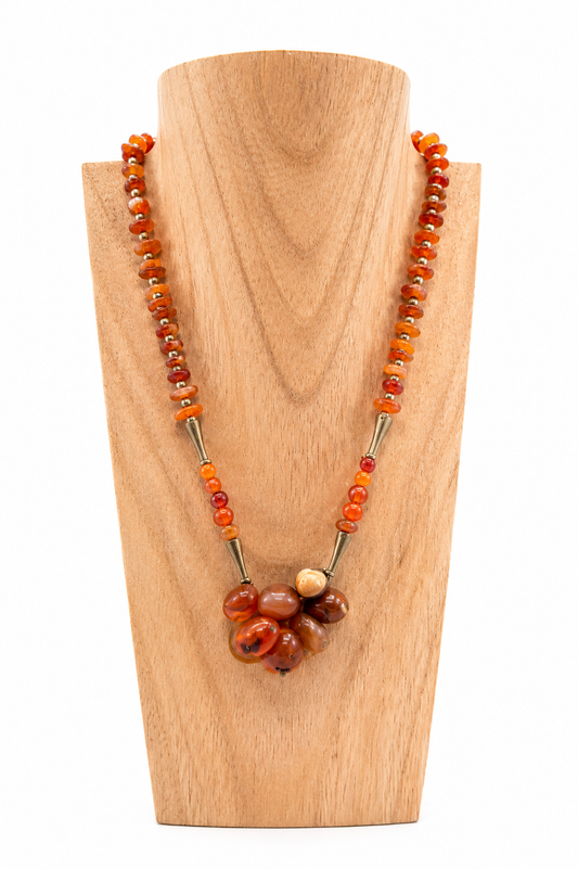 Collar Mineral Naranja