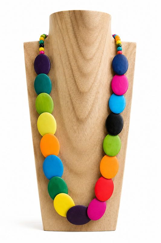 Collar Resina Colores Mix