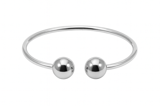 Pulsera Rígida 2 Bolas 12MM