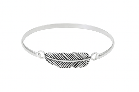 Pulsera Rígida Pluma 25MM
