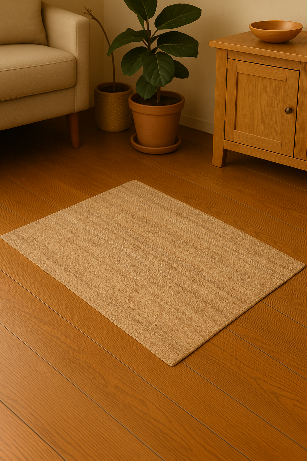 Alfombra Rectangular Yute