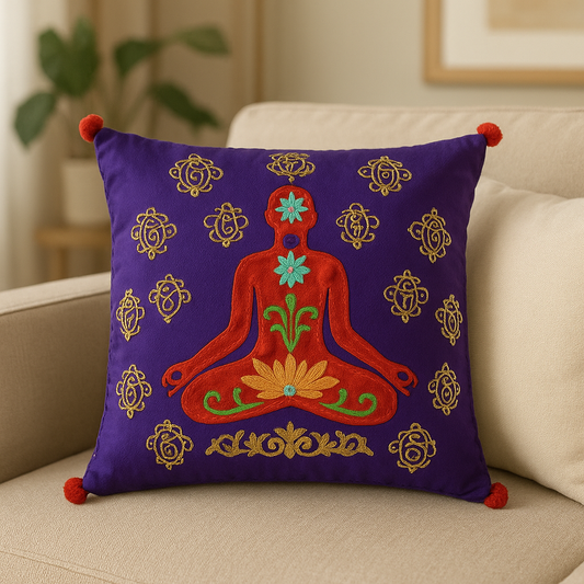 Cojín Yoga Morado 40CM
