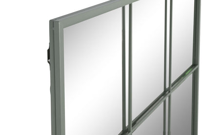 Espejo Ventana Hierra Verde Menta