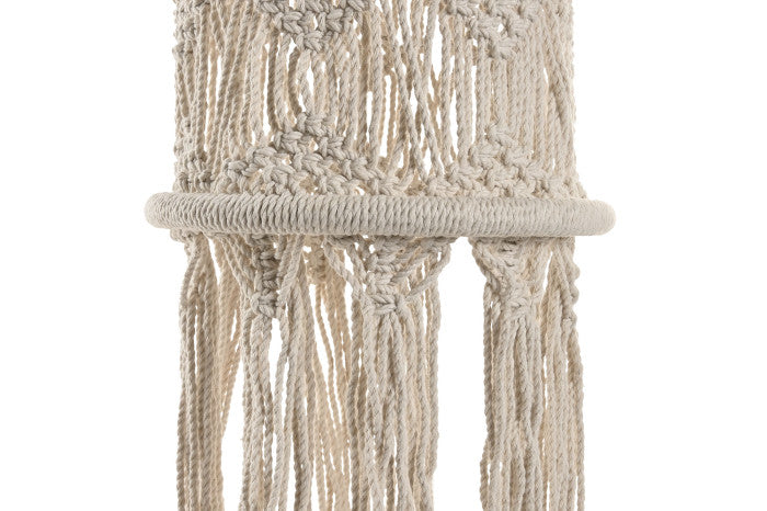 Pantalla Algodon Macramé Mediana