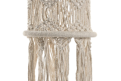 Pantalla Algodon Macramé Mediana