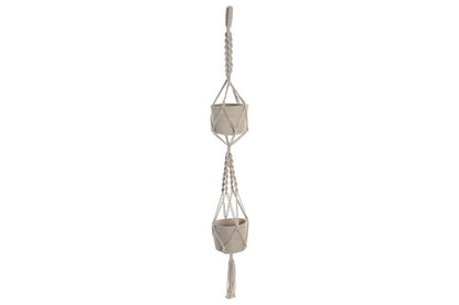 Macetero Algodón Macrame