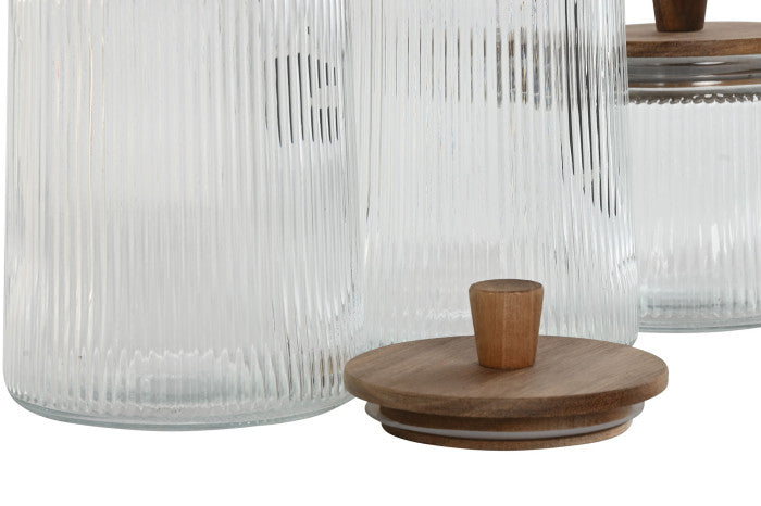 Bote Set 3 Cristal