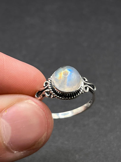 Anillo Jaipur Piedra Luna