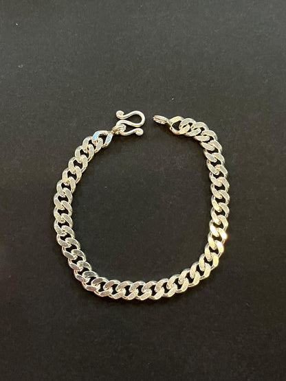 Pulsera Eslabones Plata 7MM